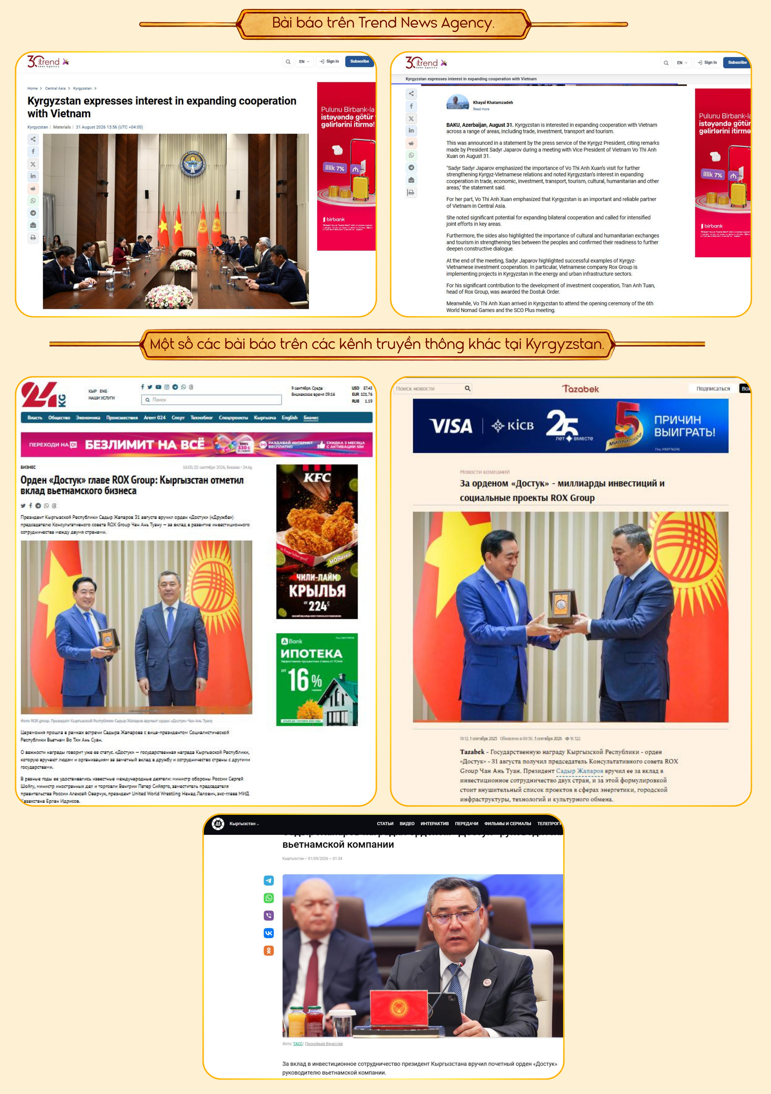 Huân chương Dostuk và hành trình của một doanh nghiệp Việt tại Kyrgyzstan - Ảnh 5.