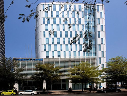Trụ sở chính công ty cổ phần Sữa Việt Nam (Vinamilk) tại thành phố Hồ Chí Minh.