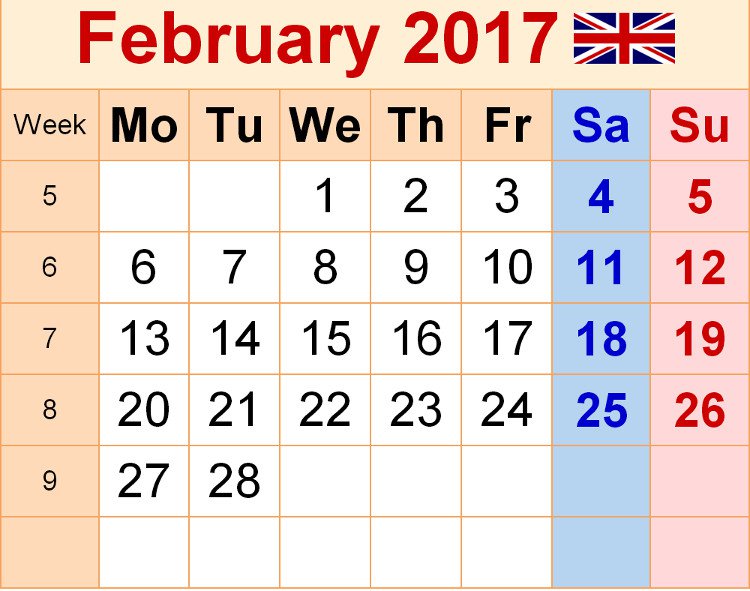Tháng 2 năm 2017 là tháng đặc biệt.