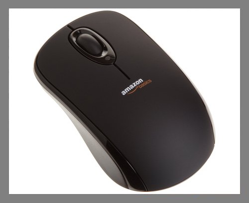A wireless mouse