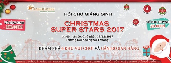 Hội chợ Christmas Super Stars