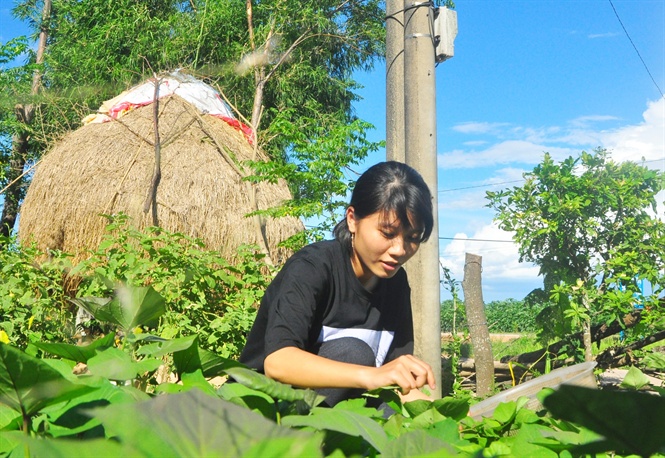 Trần Thị Hoài Thương ngoài học giỏi còn là điểm tựa của gia đình