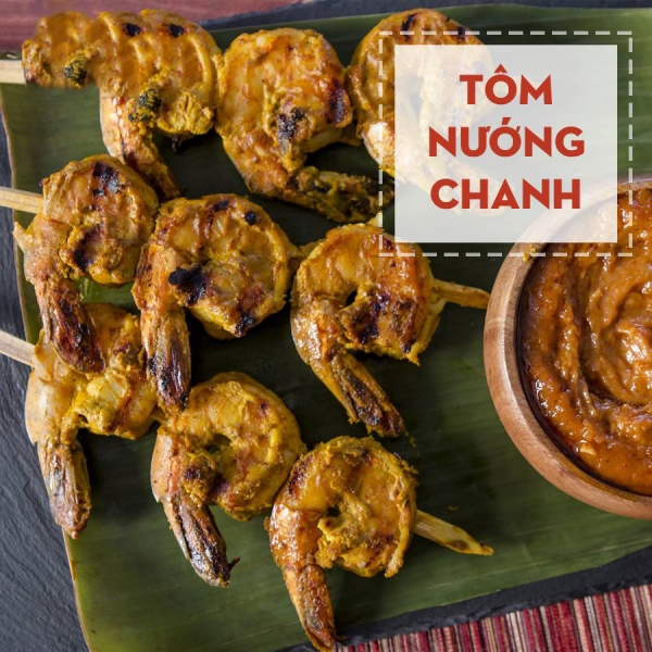 Món ngon cuối tuần - Tôm nướng chanh