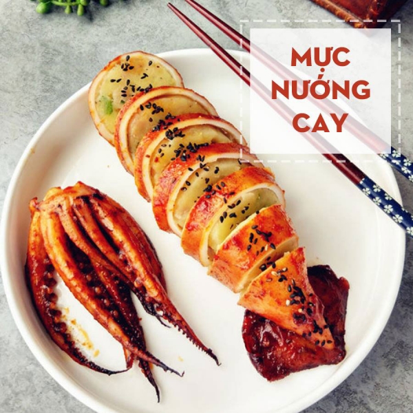 Món ngon cuối tuần - Mực nướng cay