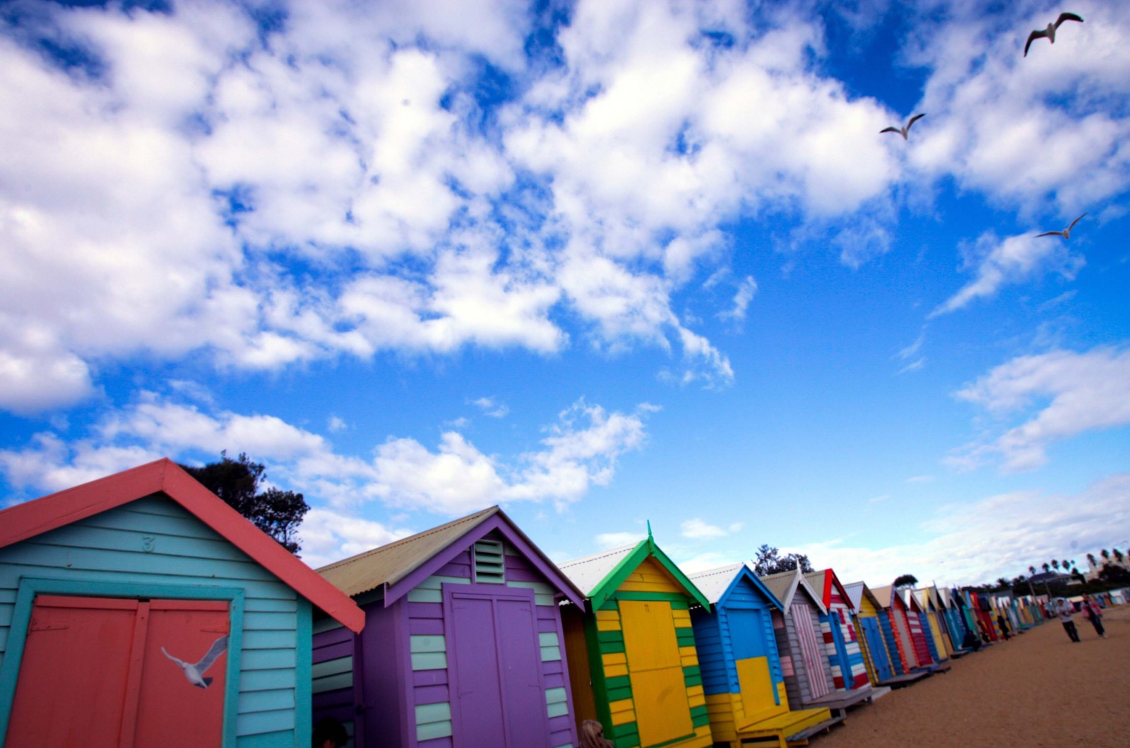 Nhờ bộ sưu tập “nhà tắm” đủ các màu sắc mà Brighton được biết đến như một trong những bãi biển sặc sỡ nhất thế giới.