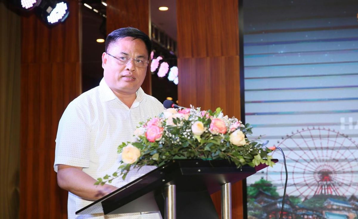 Ông Phạm Ngọc Thủy – Giám đốc Sở Du lịch Hạ Long phát biểu tại tọa đàm.