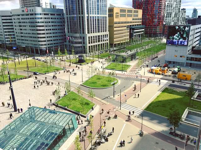 Chung cư có không gian công cộng xanh cũng là yếu tố thu hút của các khu đô thị