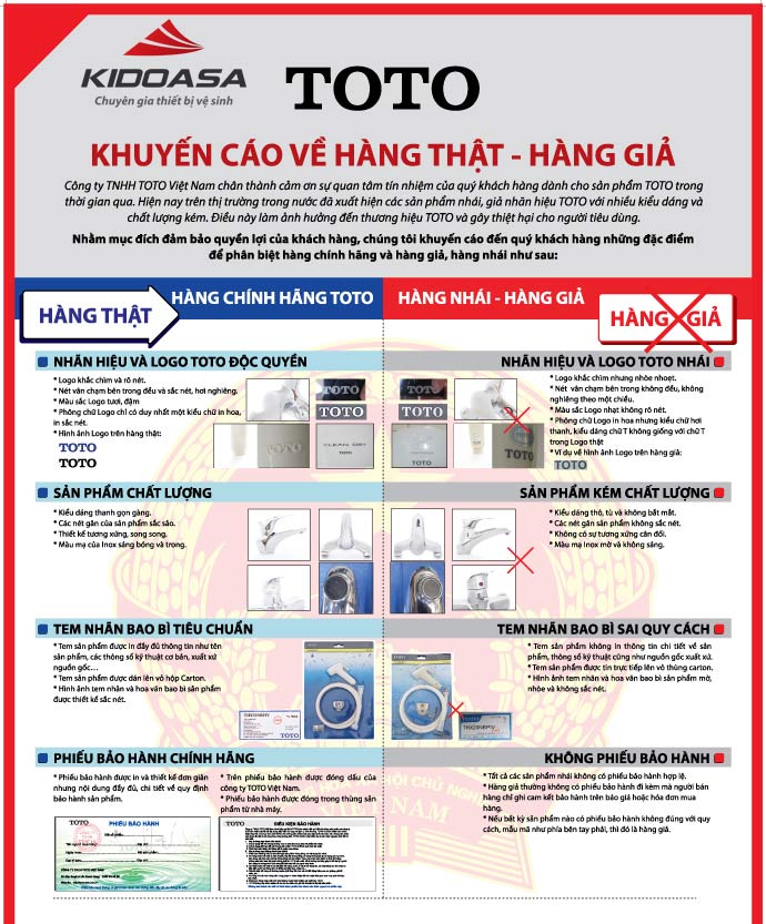 Người tiêu dùng cần lưu ý về hàng giả, hàng nhái