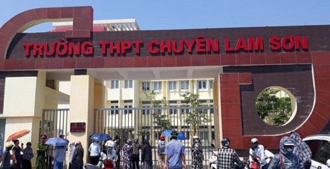 Trường THPT chuyên Lam Sơn. (Ảnh: Tạp chí điện tử Thương hiệu và Pháp luật).