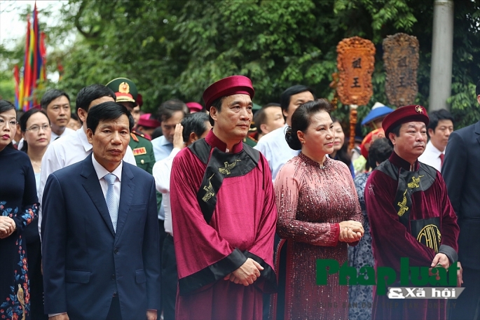 lanh dao dang nha nuoc dang huong tai le hoi den hung 2019