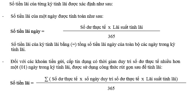 Cách tính lãi suất mới được áp dụng từ ngày 1/1/2018 tại Eximbank.