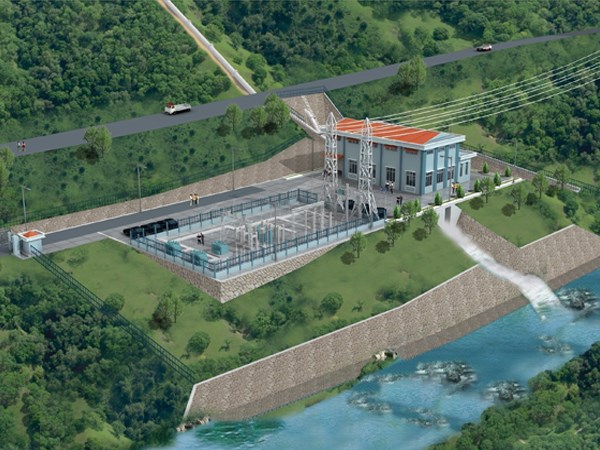 Công ty Intracom tự ý chuyển đổi mục đích hơn 10ha đất trái phép Phối cảnh Dự án Thủy điện Pờ Hồ. Ảnh: Intracom.com.vn