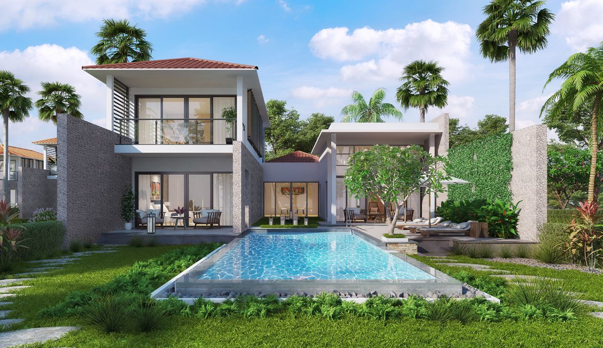 Các biệt thự nghỉ dưỡng dọc đường biển Việt Nam ngày càng thu hút khách đầu tư.