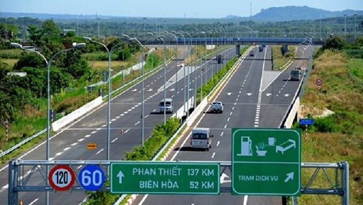 The Phan Thiet - Dau Giay highway project has a length of 99km with a total investment of nearly 14,000 billion VND (Perspective photo)