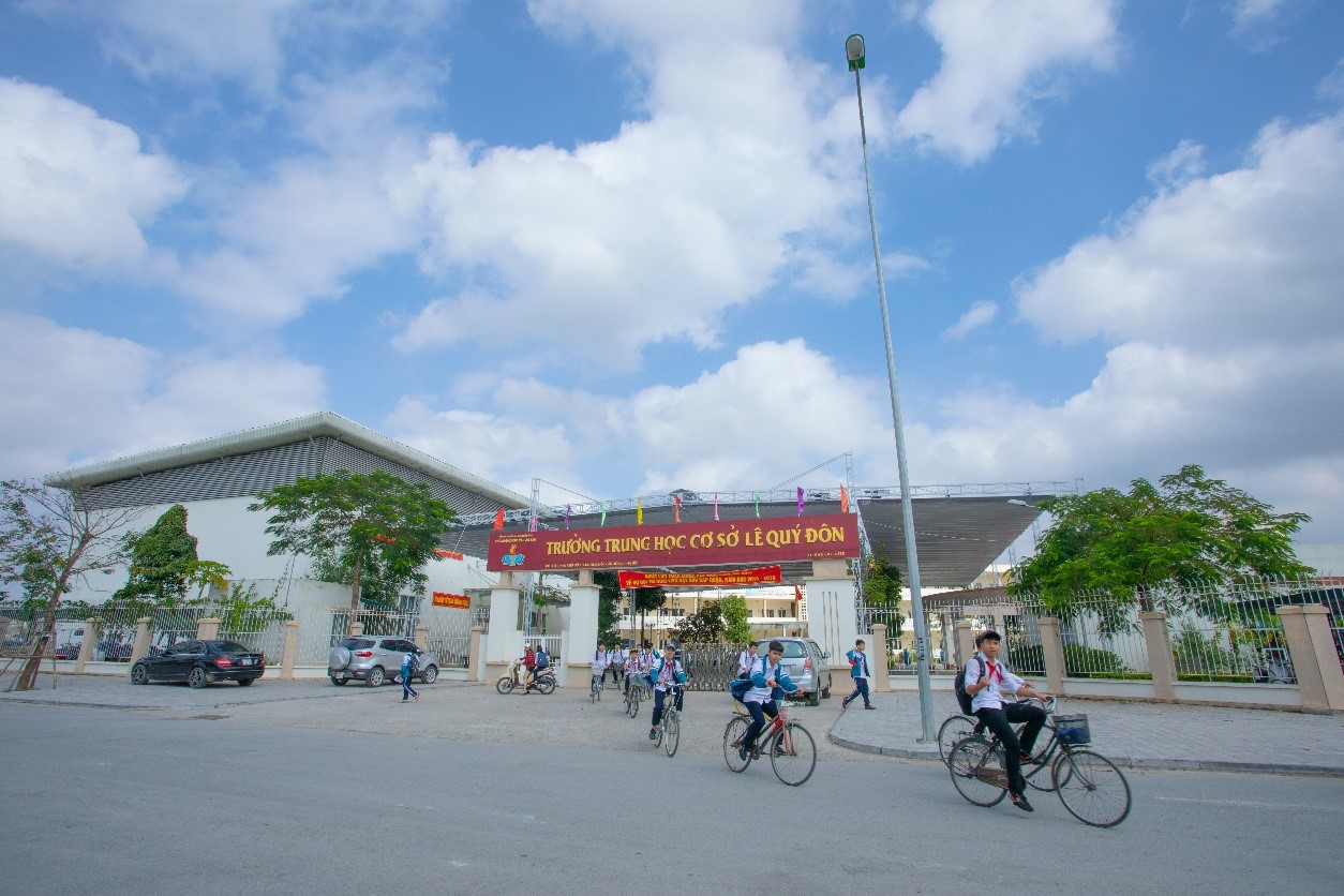 Hệ thống trường Lê Quý Đôn liên cấp từ mẫu giáo đến trung học cơ sở đã đi vào hoạt động.