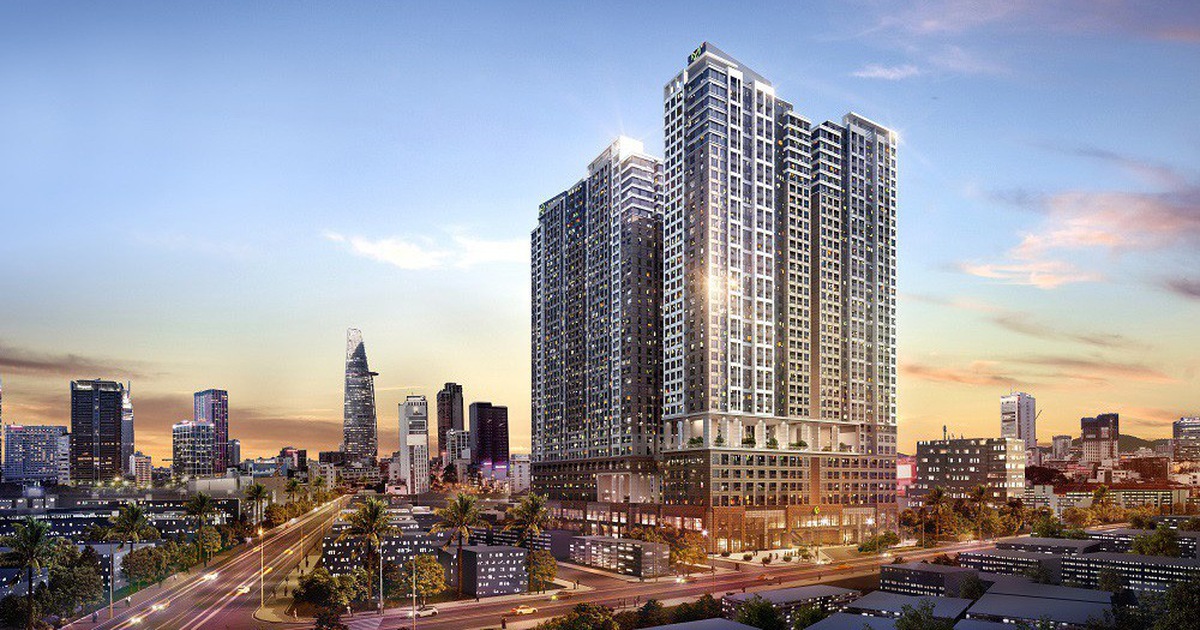 A view of The Grand Manhattan, a luxury apartment project in downtown HCMC.