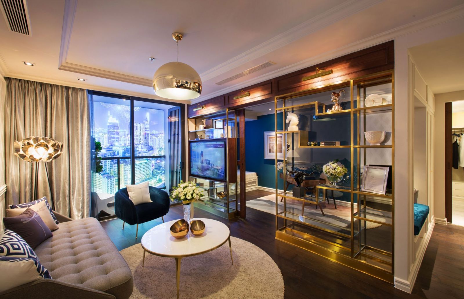 The interior of a high-end apartment. (Photo: Savills)