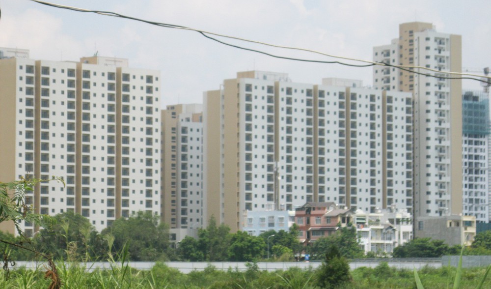 A resettlement condo project in HCMC.