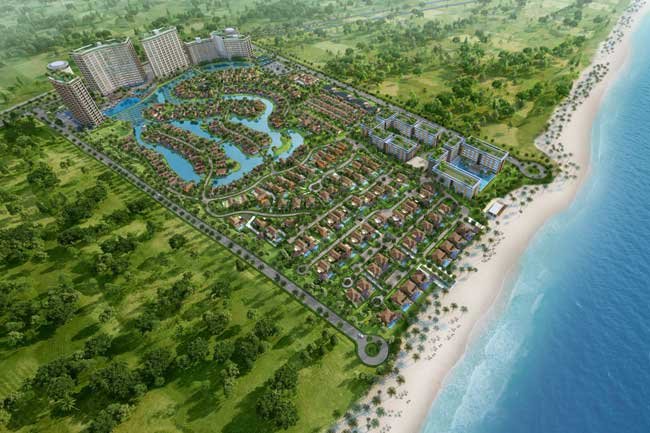 An artist’s impression of the NovaBeach Cam Ranh Resort & Villas project.