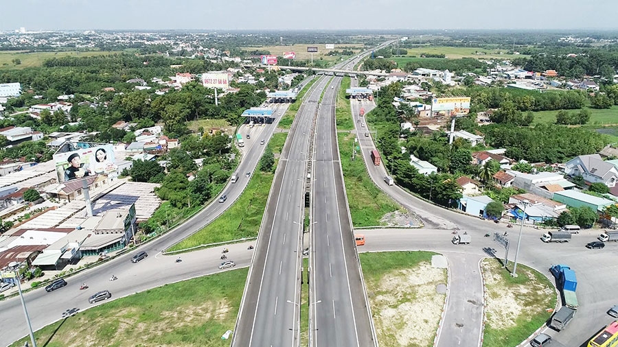 Dong Nai Province. Transport infrastructure development is promoting the growth of the real estate market in areas surrounding HCM City. (Photo: 24h.com.vn)