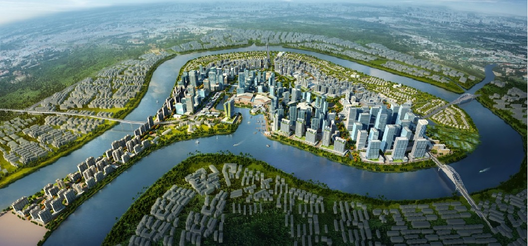 An artist impression of Binh Quoi-Thanh Da urban area. (Photo: Vietnamnews)