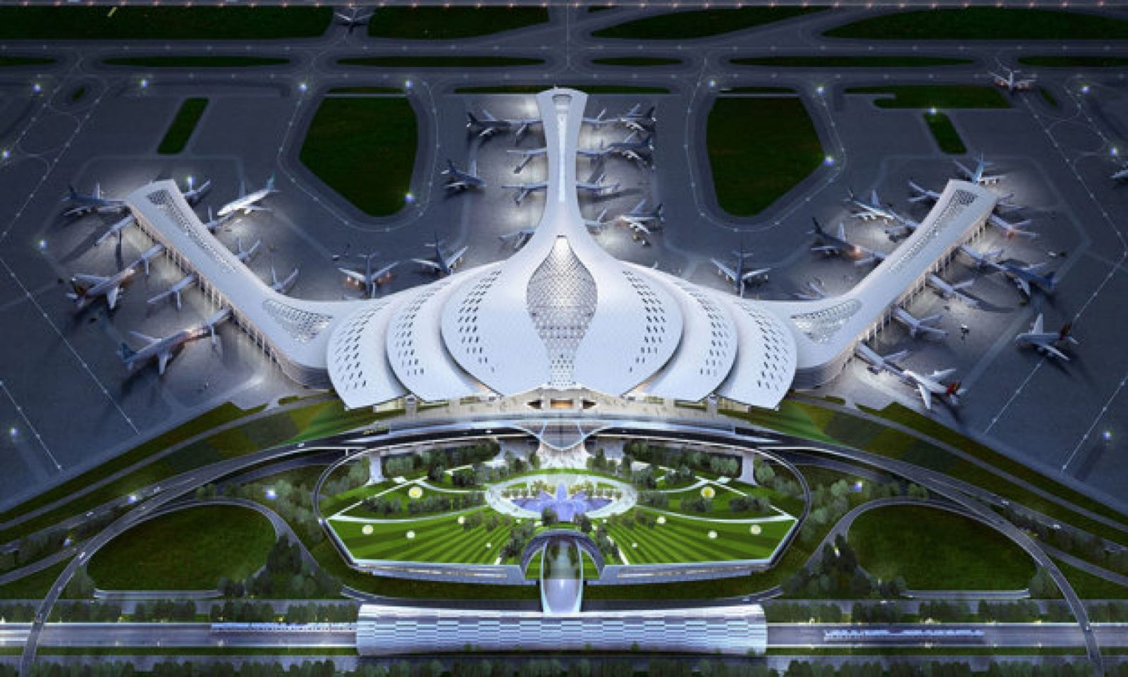 The design of Long Thanh international airport. (Source: ACV)