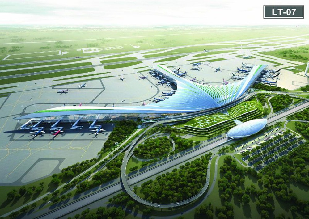 An artist's impression of Long Thanh airport.