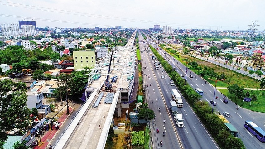 Ho Chi Minh City’s metro line is poised to increase land price growth along the route. (Photo: Le Toan)