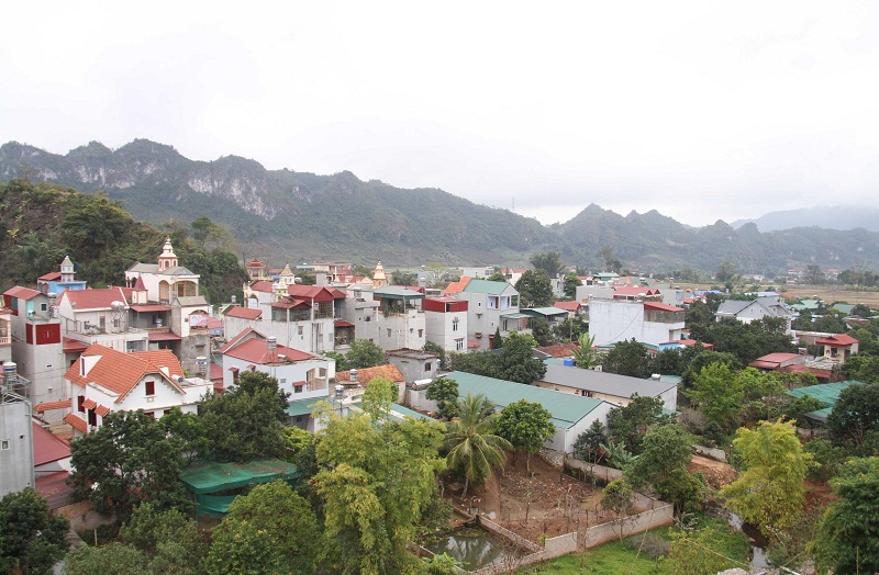 A view of Moc Chau National Tourist Area.