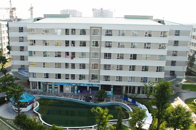 A view of the Dang Xa social housing project in Gia Lam district, Hanoi. (Source: VNA)