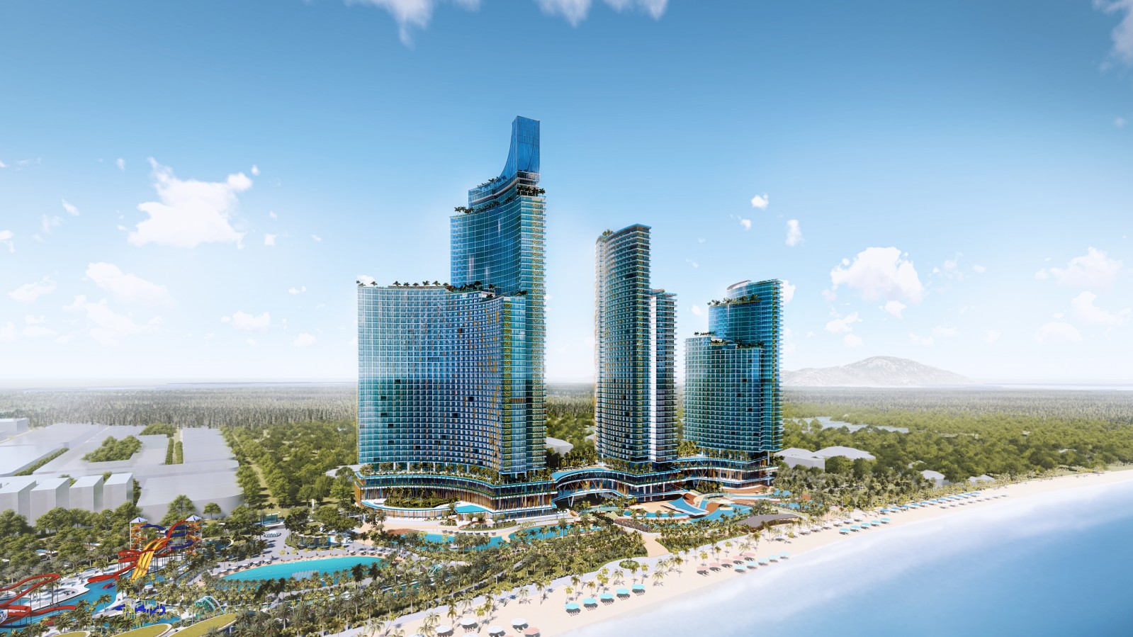 Design of the SunBay Park Hotel & Resort Phan Rang complex which will be finished by 2021.