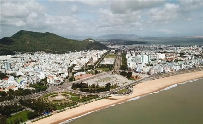 Quy Nhon city is envisioned to become a first-class city and a national marine economic hub. (Photo: VNA)