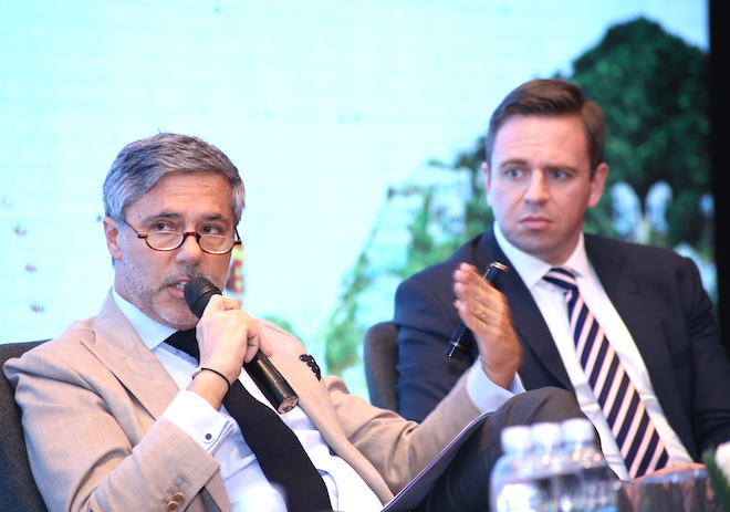 Luis Mesquita de Melo talked during the panel discussion at Vietnam Tourism Property Forum 2019 held by TheLEADER last week.