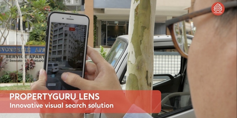 New visual search solution PropertyGuru Lens by PropertyGuru Group.