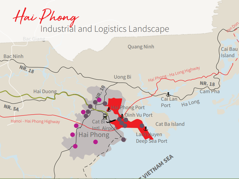 Hai Phong industrial and logisitics. (Source: JLL)