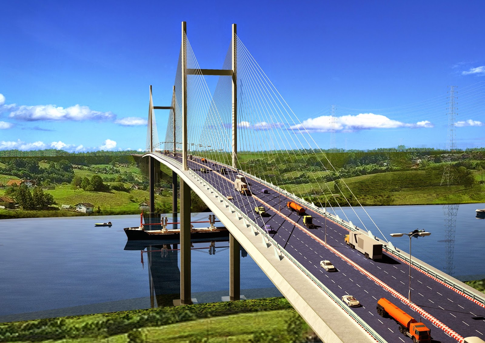 The Cat Lai Bridge project will be supervised by HCM City and Dong Nai Province authorities. (Photo: vietnamnet.vn)