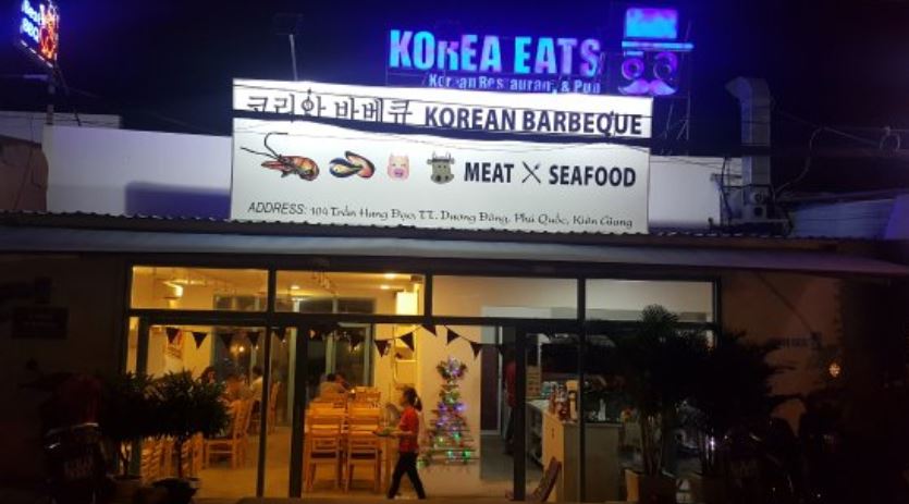 Korea Eats on Tran Hung Dao Street, Phu Quoc.