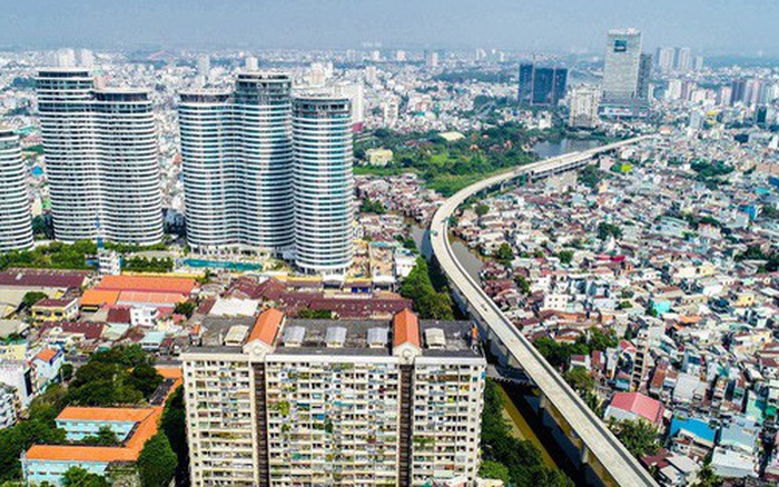 A view of HCM City. Property consultants report a short supply of houses and villas in the city since the beginning of this year. (Photo: Soha.vn)