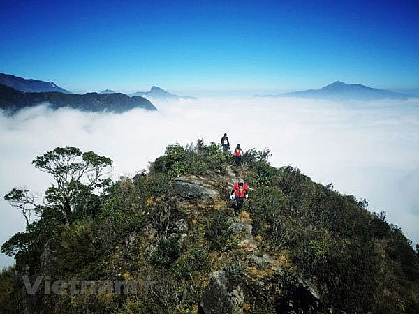 Bach Moc Luong Tu is among several mountains with different levels of difficulty that Lao Cai offers daring trekkers. (Photo Thanh Trung)