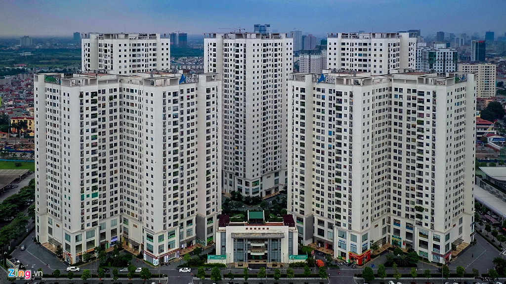 An Binh City project is not so far from 7 apartment buildings with about 2,000 units of Green Star project.