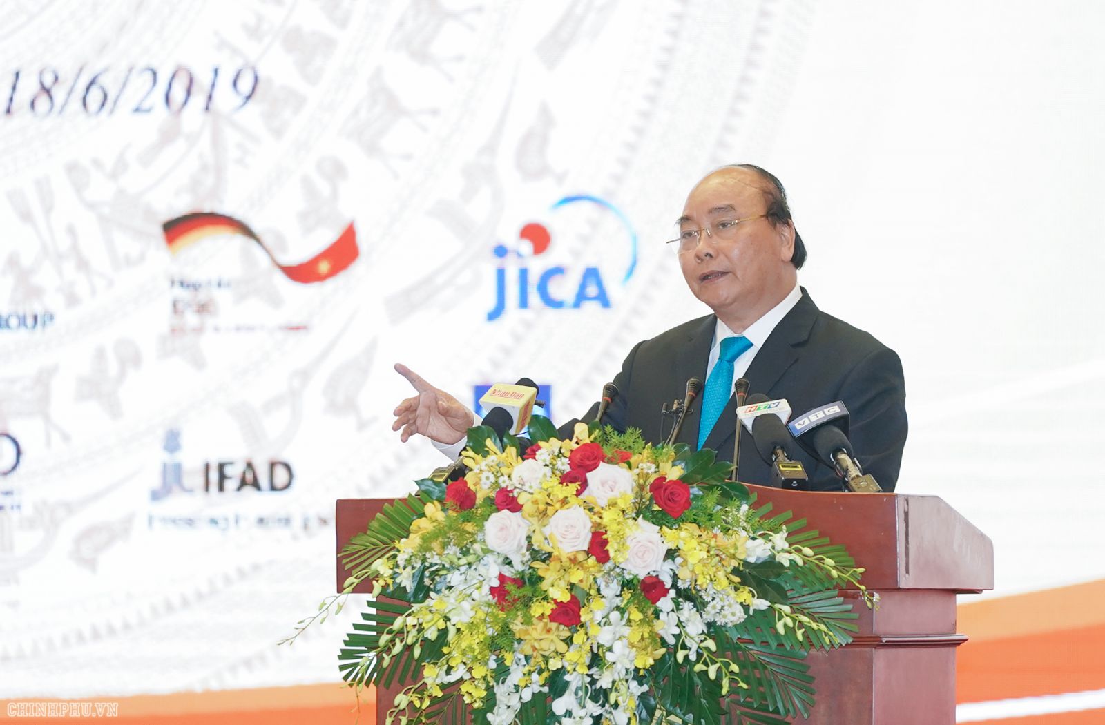 Prime Minister Nguyen Xuan Phuc addressed the event. (Source: VGP)