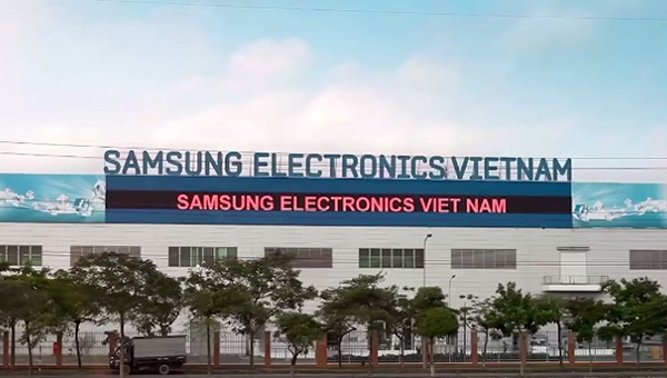A Samsung factory in Bac Ninh province, north Vietnam.