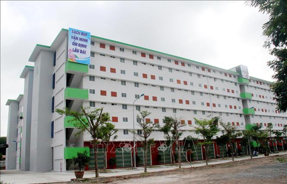 Social housing for workers at Dong An Industrial Park in Binh Duong province. (Photo: VNA)