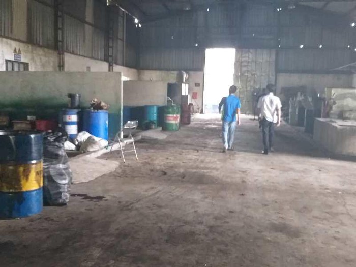 Khu xử lý chất thải nguy hại của Doanh nghiệp Việt Thảo.