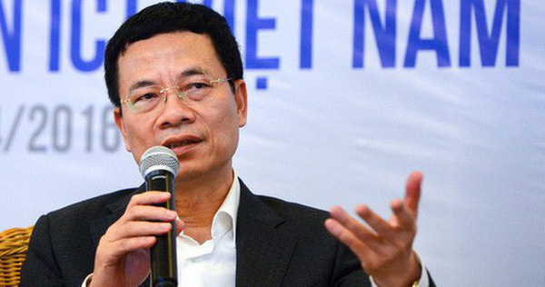 Bộ trưởng Bộ Thông tin và Truyền thông Nguyễn Mạnh Hùng 