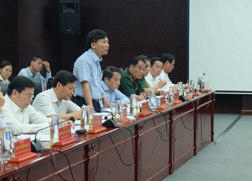 Tổng thanh tra CP Lê Minh Khái phát biểu tại cuộc họp