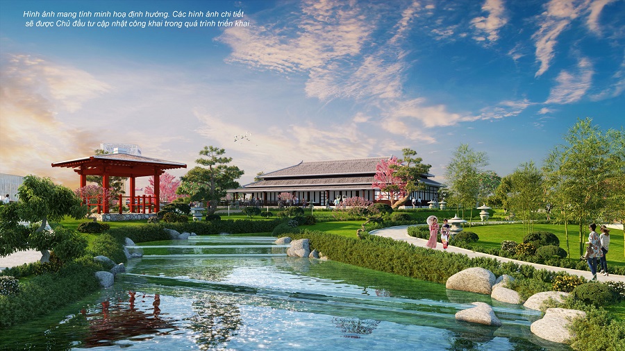 Hoa hậu Ngô Phương Lan rất mong chờ được thưởng lãm vườn Nhật tại Vinhomes Smart City