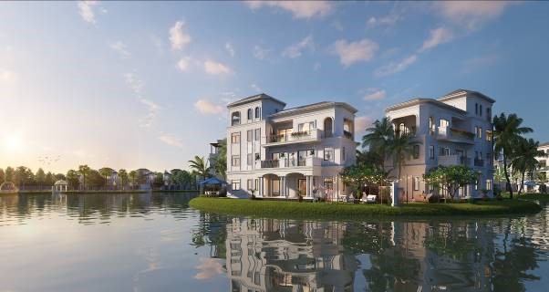 Biệt thự nổi bên hồ 7,2ha thuộc phân khu Ngọc Trai, Vinhomes Marina