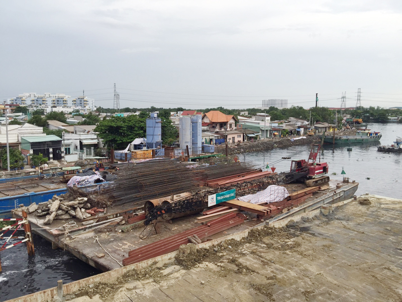Một dự án chống ngập trên địa bàn TP Hồ Chí Minh.