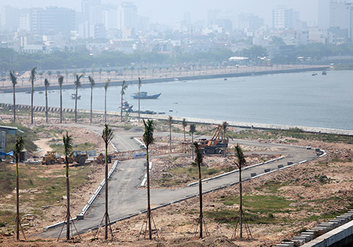 Dự án Marina Complex đã được yêu cầu tạm dừng. Ảnh: Nguyễn Đông